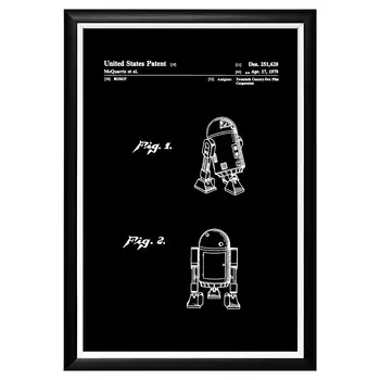 Арт-постер патент 20th Century Fox на робота звездные войны