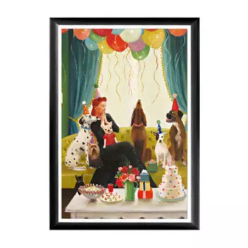 Арт-постер постановка вокала в раме из полистирола