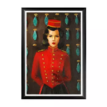 Арт-постер прекрасный консьерж в раме из полистирола