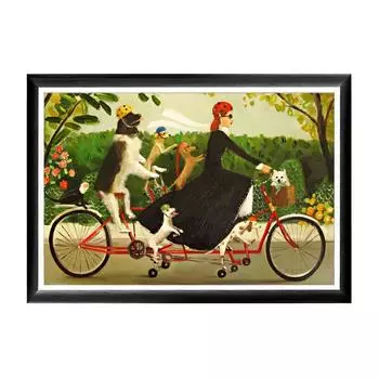 Арт-постер путешественники