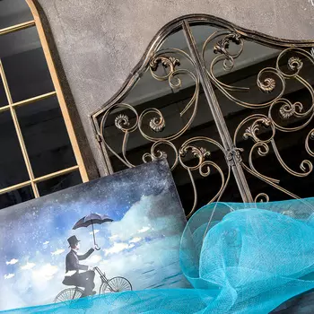 Арт-постер путешествие в раме из полистирола