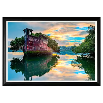 Арт-постер реликвия сиднея в черном багете