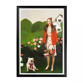 Арт-постер шестой день рождения беатрис