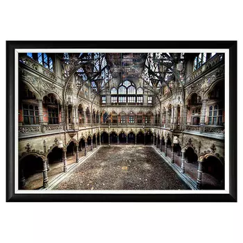 Арт-постер торговая палата великобритании в черном багете