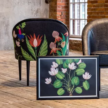 Арт-постер тропический лес в раме из полистирола