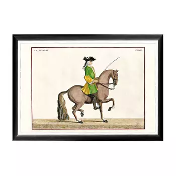 Арт-постер верховая езда урок № 10