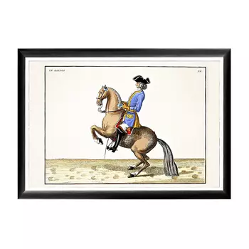 Арт-постер верховая езда урок № 7