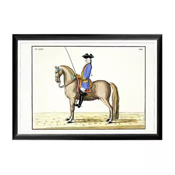 Арт-постер верховая езда урок № 8