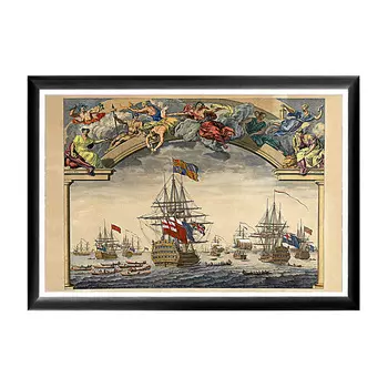 Арт-постер восстание флота а раме из полистирола