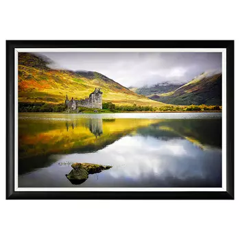 Арт-постер замок килхурн на дизайнерской бумаге