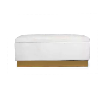 Банкетка Amy Case белого цвета