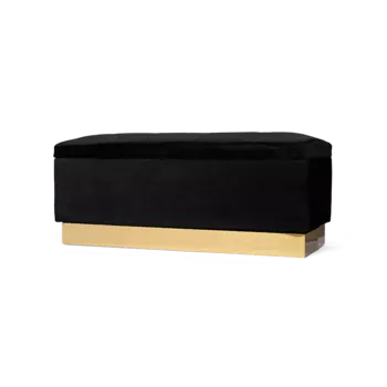 Банкетка Amy Case черного цвета