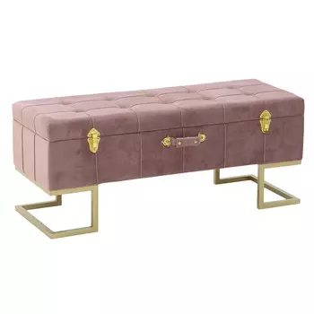 Банкетка-бокс розового цвета