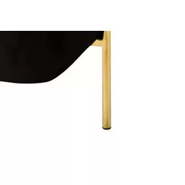 Банкетка черная велюровая