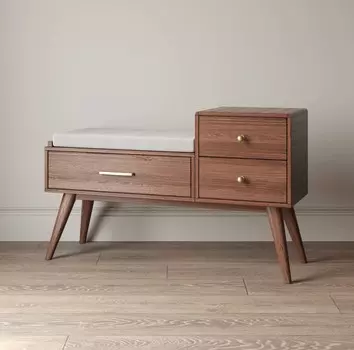 Банкетка Gera черного цвета