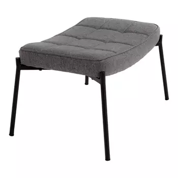 Банкетка Glasgow серого цвета