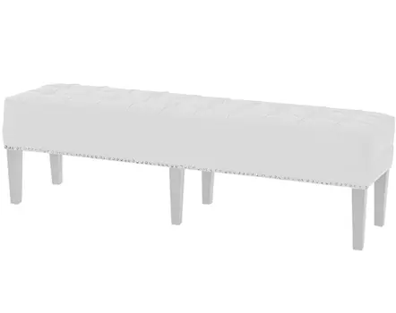 Банкетка Hiraeth молочный велюр