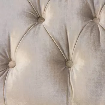 Банкетка Mestre серебристо серого цвета