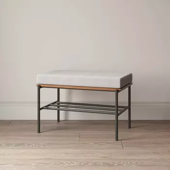 Банкетка Minimal с черным сидением