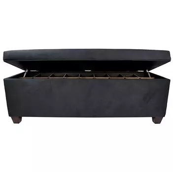 Банкетка-обувница Linon l черного цвета