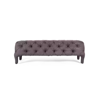 Банкетка Plash из искусственной замши