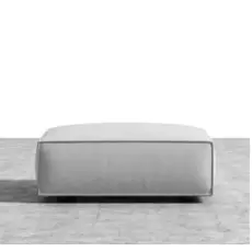 Банкетка Rowan серого цвета