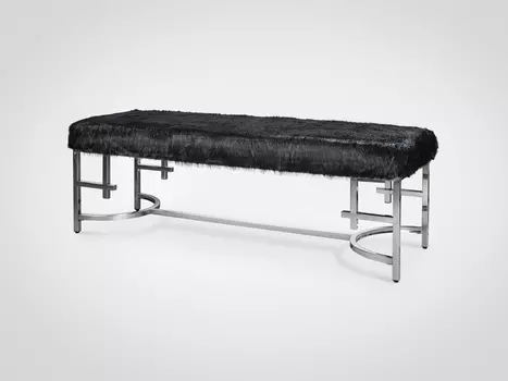 Банкетка с сидением из искусственного меха