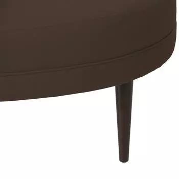 Банкетка Sonorous Dark коричневый велюр