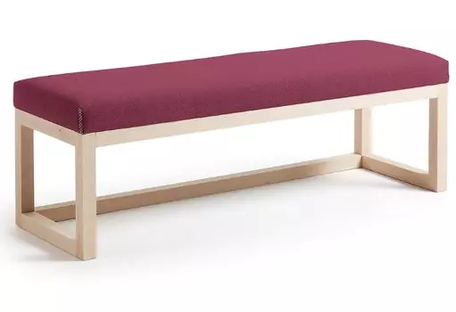 Банкетка Yola Bench бордового цвета