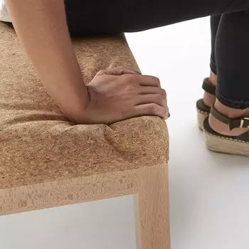 Банкетка Yola из дерева бук