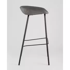 Барный стул Beetle Lite серого цвета