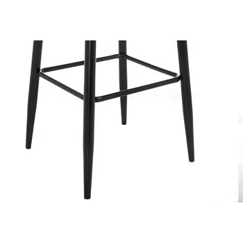 Барный стул Drop Black Dark Brown темно-коричневого цвета