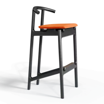 Барный стул Hans Black/Velvet Persimmon