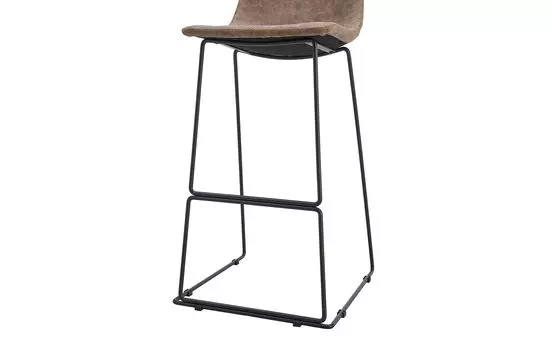 Барный стул коричневого цвета