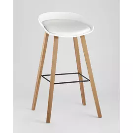 Барный стул Libra Soft белого цвета