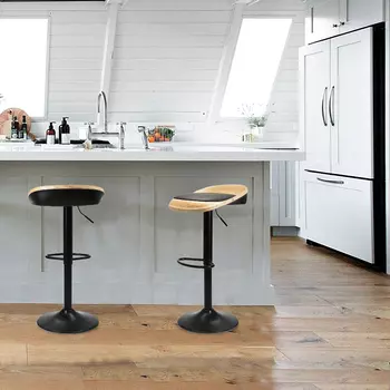 Барный стул Lou ясень Black