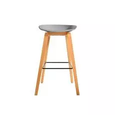 Барный стул Quadro серого цвета