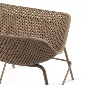 Барный стул Quinby Beige коричневого цвета