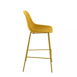 Барный стул Quinby Yellow желтого цвета