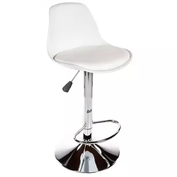 Барный стул Soft белого цвета