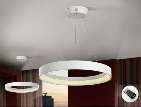 Беелая люстра Cronos Led белого цвета