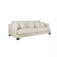 Белый трехместный диван Alaska Sits