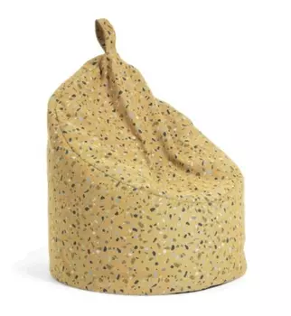 Бескаркасный пуф Maris горчичного цвета