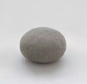 Бескаркасный пуфик Jamni Petit серого цвета