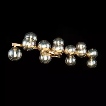 Бра Dallas с плафонами янтарного цвета