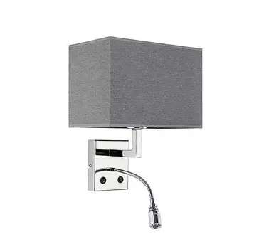 Бра Hotel с серым плафоном