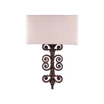 Бра настенное Avaruus с бежевым плафоном