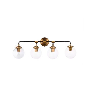 Бра настенное Bistro Globe с прозрачными плафонами