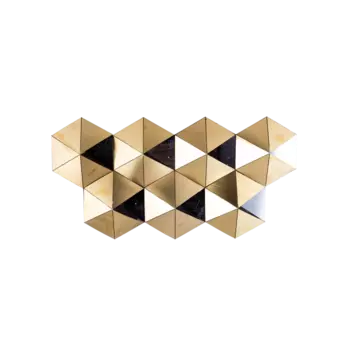 Бра настенное Favus золотого цвета