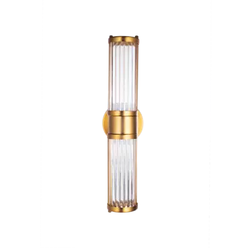 Бра настенное Glasscane Duo золотого цвета